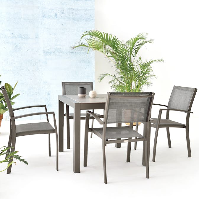 Matgrupp LifestyleGarden Solana med 4 Stolar