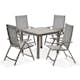 Matgrupp LifestyleGarden Solana med 4 Positionsstolar