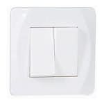 Strömbrytare Malmbergs Nova Infälld Kron Vit