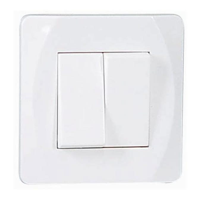 Strömbrytare Malmbergs Nova Infälld Kron Vit