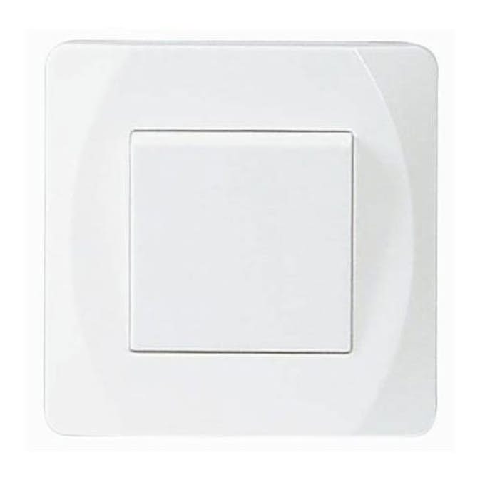 Strömbrytare Malmbergs Nova Infälld Trapp Vit