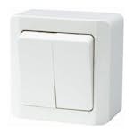 Strömbrytare Malmbergs Nova Utanpåliggande Kron