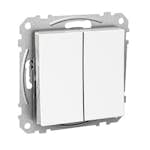 Strömbrytare Schneider Electric Exxact Dubbel-trapp