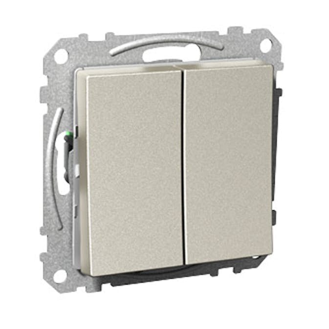 Strömbrytare Schneider Electric Exxact Kron Metallic