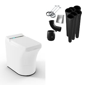 Förbränningstoalett Cinderella Comfort med Installationspaket