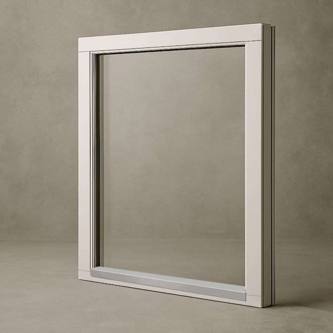 Fast Fönster Sveafönster Effekt Trä 3-glas