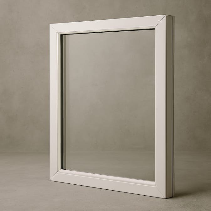 Fast Fönster Sveafönster Solid Aluminium 3-glas