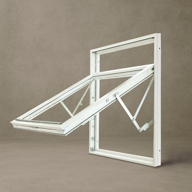 Vridfönster Sveafönster Effekt Trä 3-glas