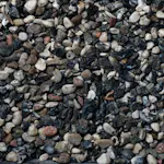 Dekorsten Magrab Krossprodukter Svartvit Sjösten 8-16 mm, 1000 kg Säck