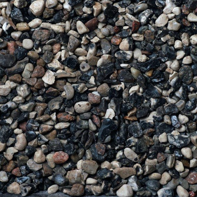 Dekorsten Magrab Krossprodukter Svartvit Sjösten 8-16 mm, 1000 kg Säck