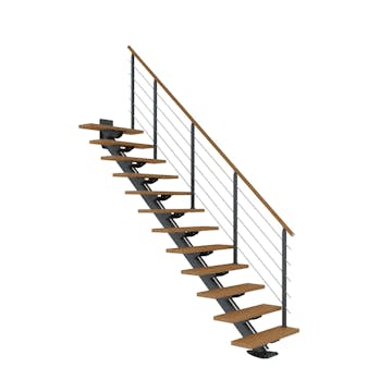 Spartrappa Dolle Sydney Ek Vit-Oljad Rak Design