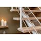 Spartrappa Dolle Sydney Ek Vit-Oljad 1/4 Design