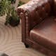 Soffa Manor House Chesterfield Lyx 3-sits Djup soffa konstläder