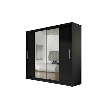 Garderob Scandinavian Choice Prag Förvaring med Skjutdörr och Spegel