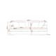 Soffa Scandinavian Choice Rossita 3-sits Djup Soffa med Hel Dyna
