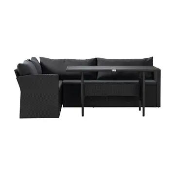 Loungegrupp Comfort Garden James Light Soffgrupp Utomhus 5-sits med Bordsskiva i Aintwood
