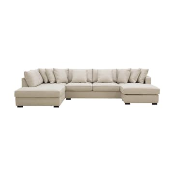 Soffa Scandinavian Choice Rossita 5-sits L-Formad Djup Schäslongsoffa