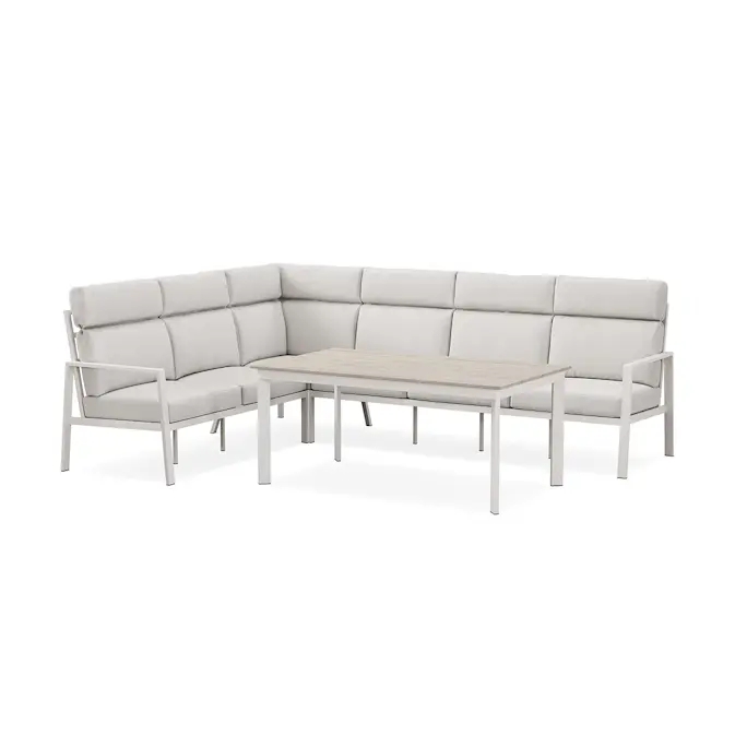 Loungegrupp deNoord Ariany Lyx Hörnsoffgrupp utomhus