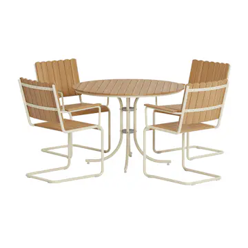 Trädgårdsgrupp Comfort Garden Kullaberg matgrupp utomhus