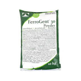 Järntillskott Tergent FerroGent Powder Järnsulfat för Gräsmatta & Odling, 10kg