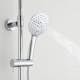 Takduschset Bathlife Svalla med Badkarsblandare