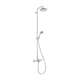 Takduschset Hansgrohe Croma 220 Showerpipe med Badkarsblandare 150 cc