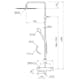 Takduschset Mora One Shower System Kit med Badkarspip