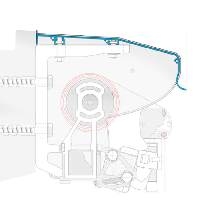 Takplåt Dittsolskydd till Terrassmarkis