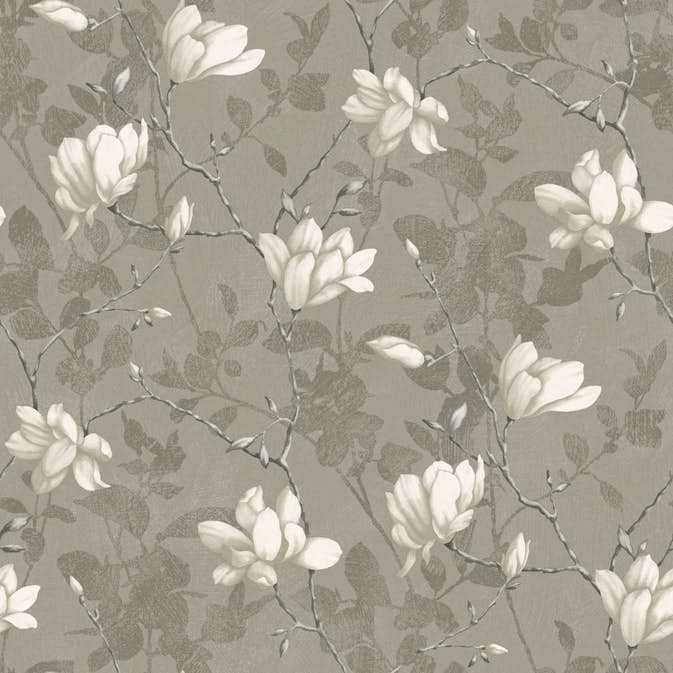 Tapet Boråstapeter InBloom Lilly Tree 7227 EasyUp, Mönstrad Nickel