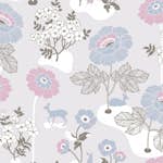 Tapet Duro 1900 Blomsteräng Ljusgrå 398-02