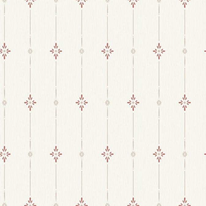 Tapet Duro 1900 Britta QuickUp, Mönstrad Röd