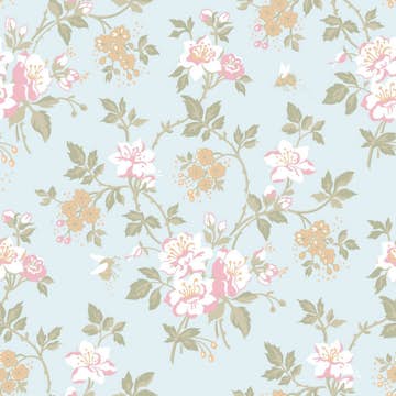 Tapet Duro 1900 Ester Marias Kammare Blå 401-01