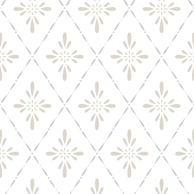 Tapet Duro 1900 Ljungbacka 392-01 QuickUp, Mönstrad Beige