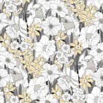 Tapet Duro 1900 Påsklilja Grå 388-02