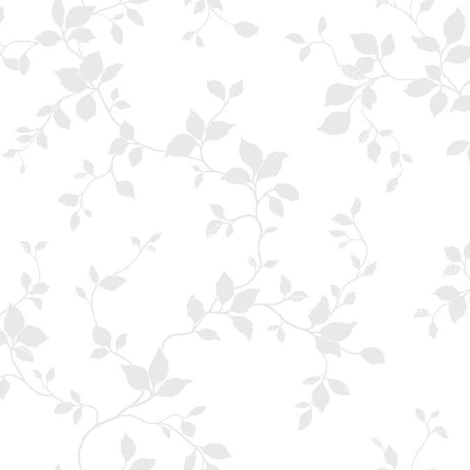 Tapeter Duro Natur Björk 382-01 QuickUp, Mönstrad Silver/Vit