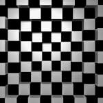 Tapet Idealdecor Non-Woven Black White Squares