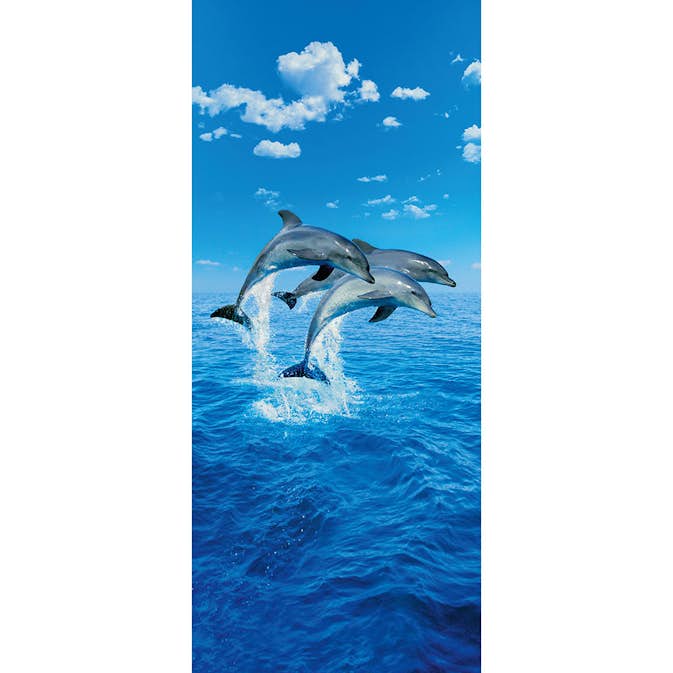 Tapet Idealdecor Three Dolphins Door