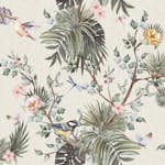 Tapet Wallfashion Jungle 1050-2 Non Woven, Mönstrad Grön
