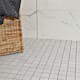 Mosaik Tenfors Devon White 5x5 cm