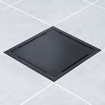 Golvbrunnssil Tebo Malmö Lux Black