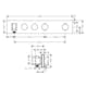 Termostatmodul Axor ShowerSolutions Select 460/90 2 Funktioner