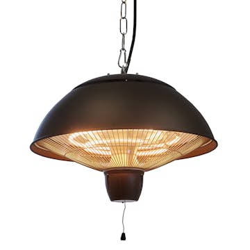 Terrassvärmare Hortus Hängande Modell 600/1500 W HA Svart