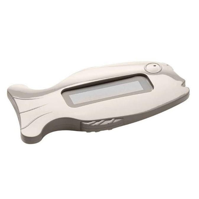 Badtermometer Thermobaby Grey. Med tydlig gradering, utan farliga ämnen, så man lätt ser att badvattnet har rätt temperatur.