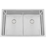 Diskho Nordic Tech Titan72 K X Nickel Rostfri Dubbel med Korgventil & Vattenlås