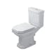 Toalettstol Duravit 1930 med S-lås