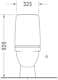 Toalettstol Duravit Durastyle Rimless 010701 med Mjukstängande Hårdsits
