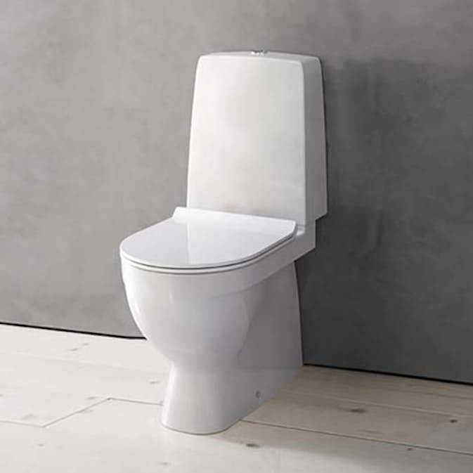 Toalettstol Duravit Durastyle Rimless 010701 med Mjukstängande Hårdsits