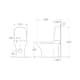 Toalettstol Gustavsberg Estetic 8300 Hygienic Flush för Limning