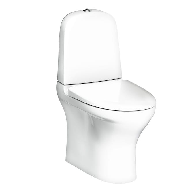 Toalettstol Gustavsberg Estetic 8300 Hygienic Flush Vit Mjukstängande Hårdsits Outlet