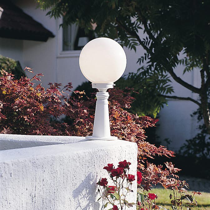 Trädgårdslykta Gnosjö Konstsmide Arcturus E27 Vit utan Stolpe